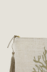Coral Clutch | White/Gold
