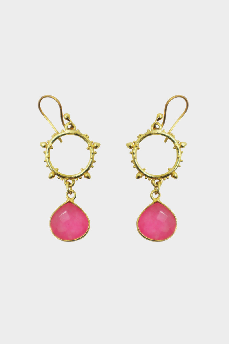 Allegra Earrings | Pink