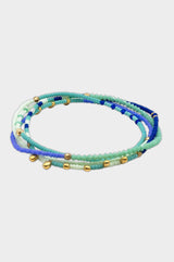 Malindi Twist Beaded Necklace | Blue