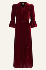Astrid Velvet Dress | Ruby