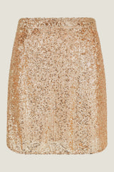 Daria Sequin Mini Skirt | Champagne