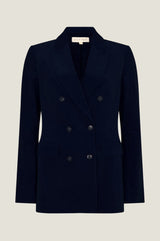 Theresa Stretch Corduroy Blazer | Ink