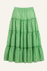 One Size Organic Cotton Skirt | Green