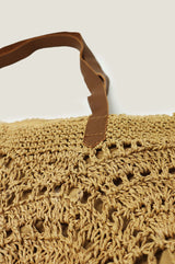 Raffia Crochet Beach Bag | Natural - Aspiga