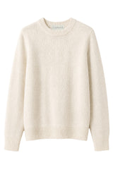 Merino Wool Crew Neck Jumper | Ivory