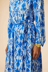 Eliza EcoVero™ Shirt Dress | Blue/White