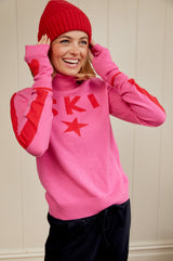 Rona Rib Knit Hat | Red