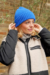 Rona Rib Knit Hat | Cobalt blue
