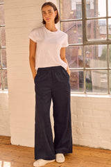 Buy the Look | Stripe Merino Jumper & Corduroy Trousers - Aspiga