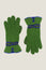 SANTACANA Touchscreen Wool & Cashmere Blend Gloves | Green/Navy