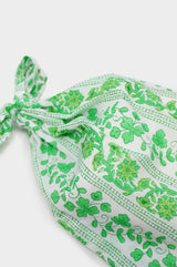 Set Of 3 Sustainable Gift Bags | Linear Botanical Green