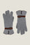 SANTACANA Touchscreen Wool & Cashmere Blend Gloves | Grey/Brown/Orange