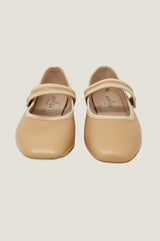 Leather Mary Jane | Camel
