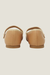 Leather Mary Jane | Camel