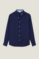 Men's Premium Linen Shirt | Navy