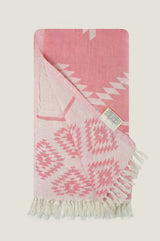 Pestemal Greek Absorbent Towels | Pink - Aspiga