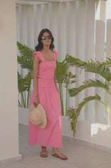 Brady Cheesecloth Skirt | Pink Lemonade