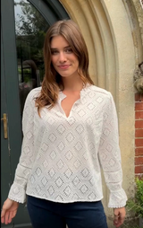 Flo Blouse | Ivory