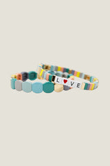 Duo Love Bracelet | Pastel Blue