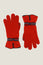 SANTACANA Touchscreen Wool & Cashmere Blend Gloves | Red/Brown/Navy