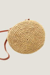 Raffia Crossbody Pouch Bag | Natural - Aspiga