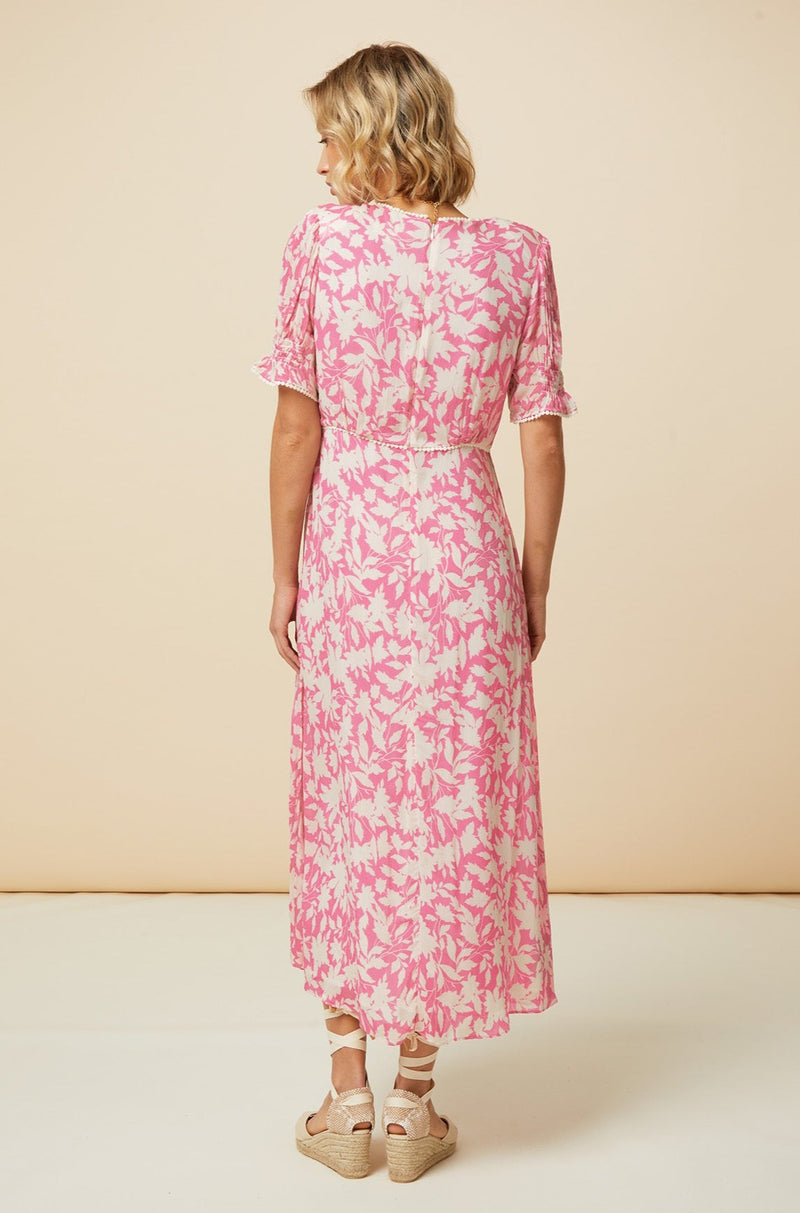 Sally Anne Tea Dress | Pink/Cream