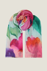 OMBRE Floral print scarf | Multicoloured - Aspiga