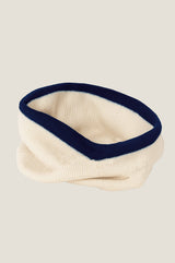 Merino Wool Snood | Cream/Navy