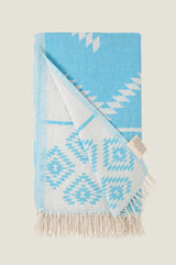 Pestemal Greek Absorbent Towels | Turquoise - Aspiga
