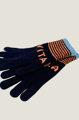 Vita Bella Gloves | Navy/Orange