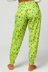 Harem-Trousers-Botanical-Posies-Lime-Green