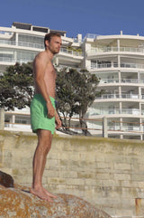 Men's Recycled Plain Swim Shorts | Plain Green