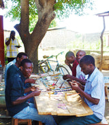 Full Beaded Belt | Silver - Aspiga