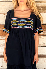 Gracie-Embroidered-Dress-Black-Multi
