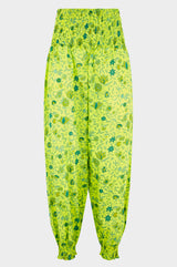Harem-Trousers-Botanical-Posies-Lime-Green