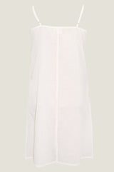 Cami-V-Midi Slip-White