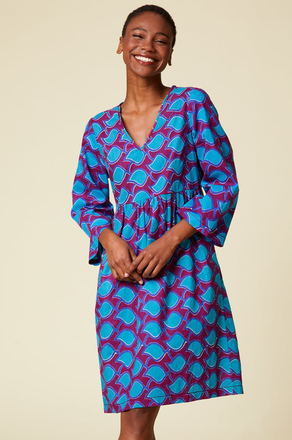 Aspiga-Africa-Zaidi-Dress-New-Purple-Blue