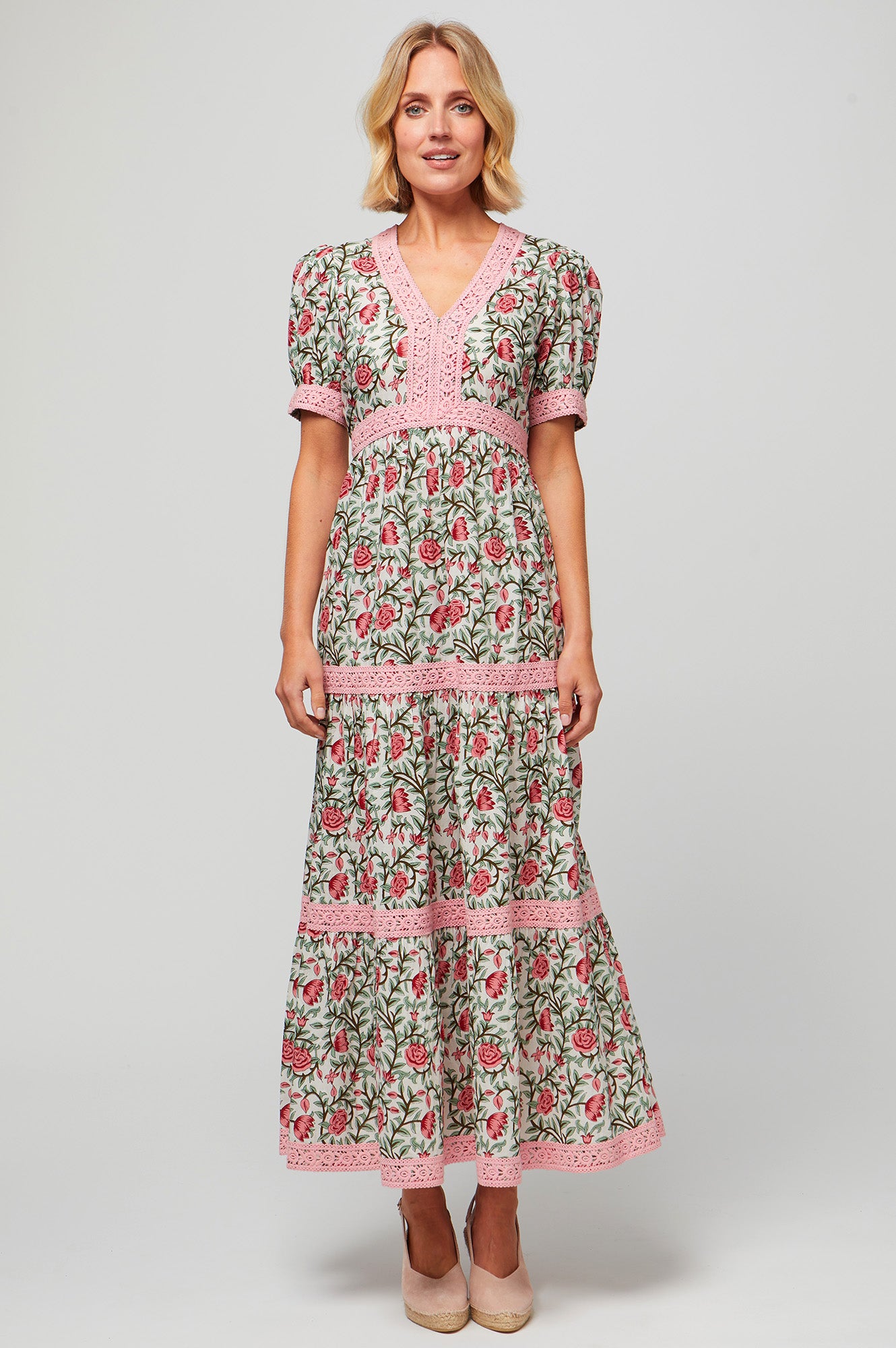 Aspiga Ladies Sustainable Enny Dress Vintage Rose Pink