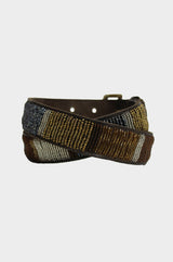 Full Beaded Belt | Bronze/Bullet - Aspiga