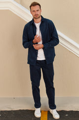 Men's-Cord-Trousers-Navy