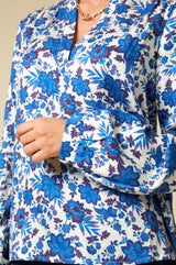 Olivia-Blouse-Flower-Cream