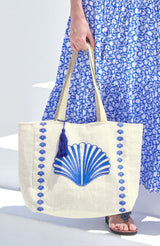 Shell-Embroidered-Jute-Bag-Blue