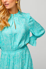 Maeve-Tea-Dress-Swirl-Turquoise/White