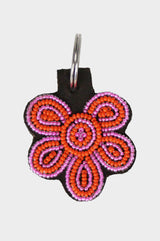 Flower Keyring | Pink/Orange
