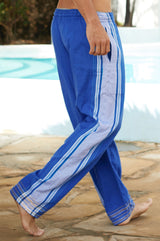 Unisex Kikoy Trousers | Blue - Aspiga