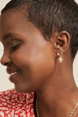 Northern-Star-Stud-Earrings-Gold