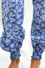 Harem Trousers | Blue/White - Aspiga