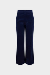 Zola Corduroy Straight Leg Trouser | Atlantic Blue