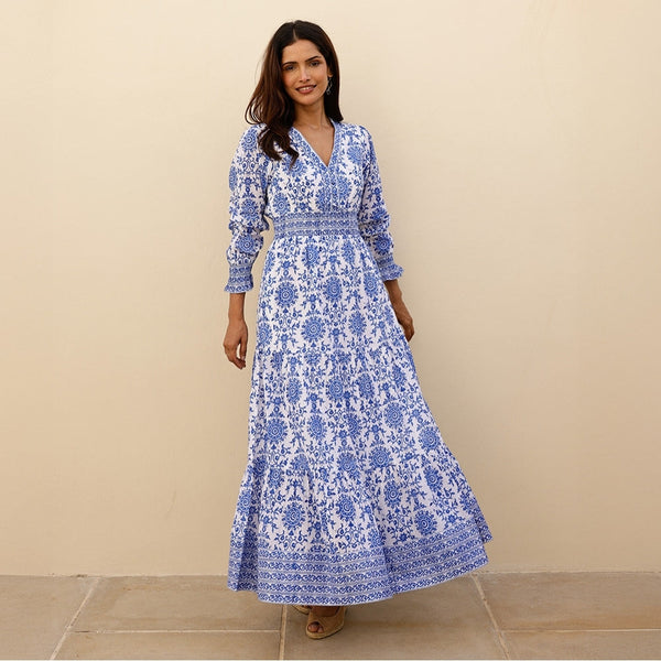 Aspiga Women's Sustainable Block Print Dresses