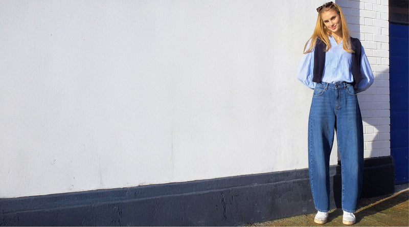 Sustainable Womens Barrel & balloon jeans
